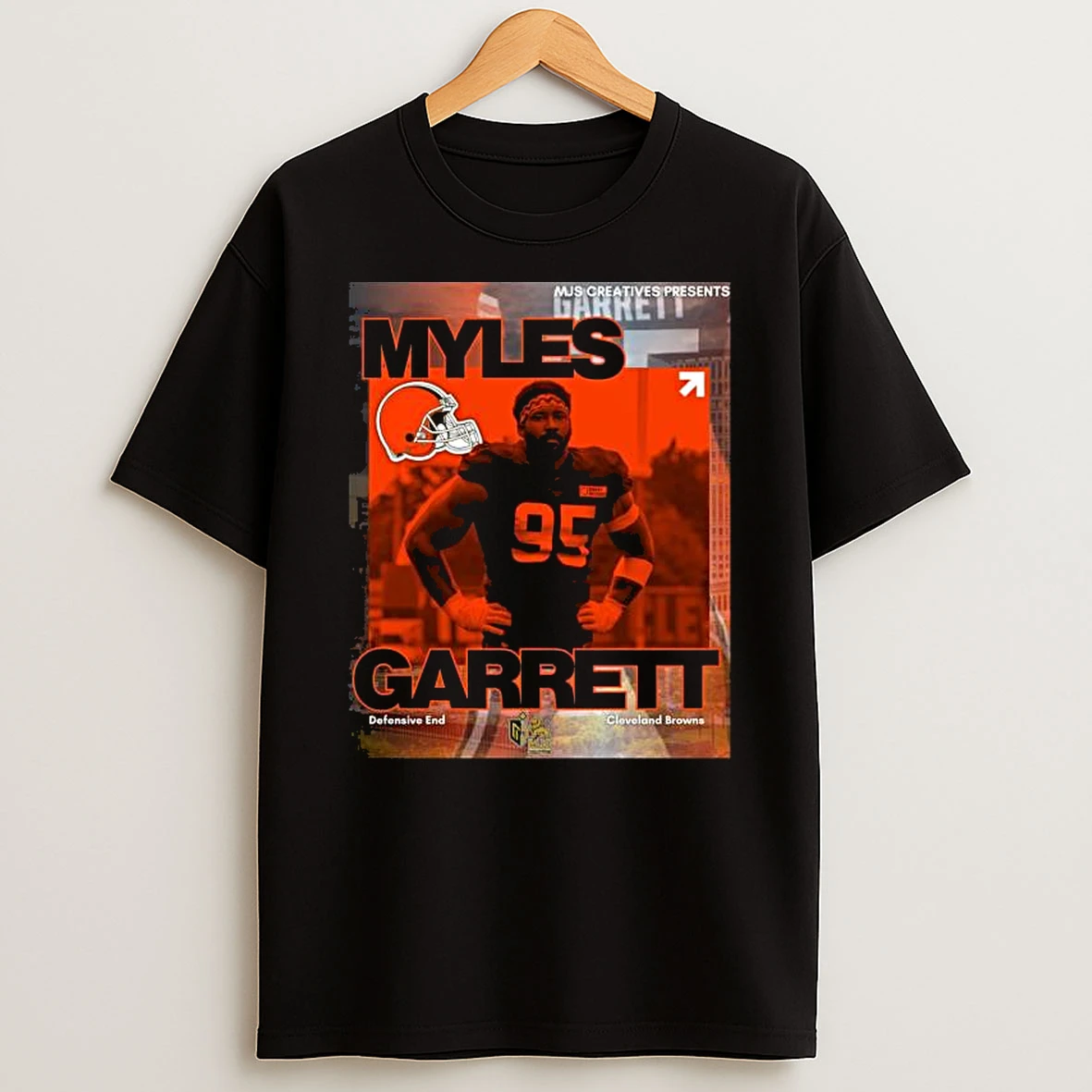Chvfubc1 Myles Garrett Defensive End Cleveland Browns Shirts