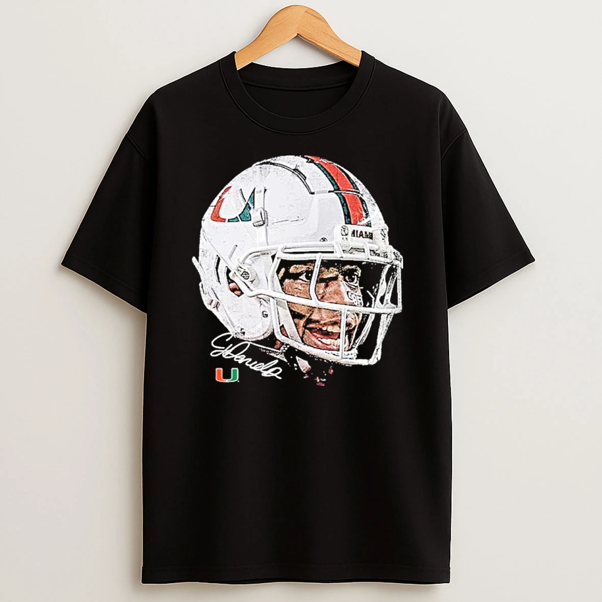Cj Daniels Miami Hurricanes Game Face Shirts
