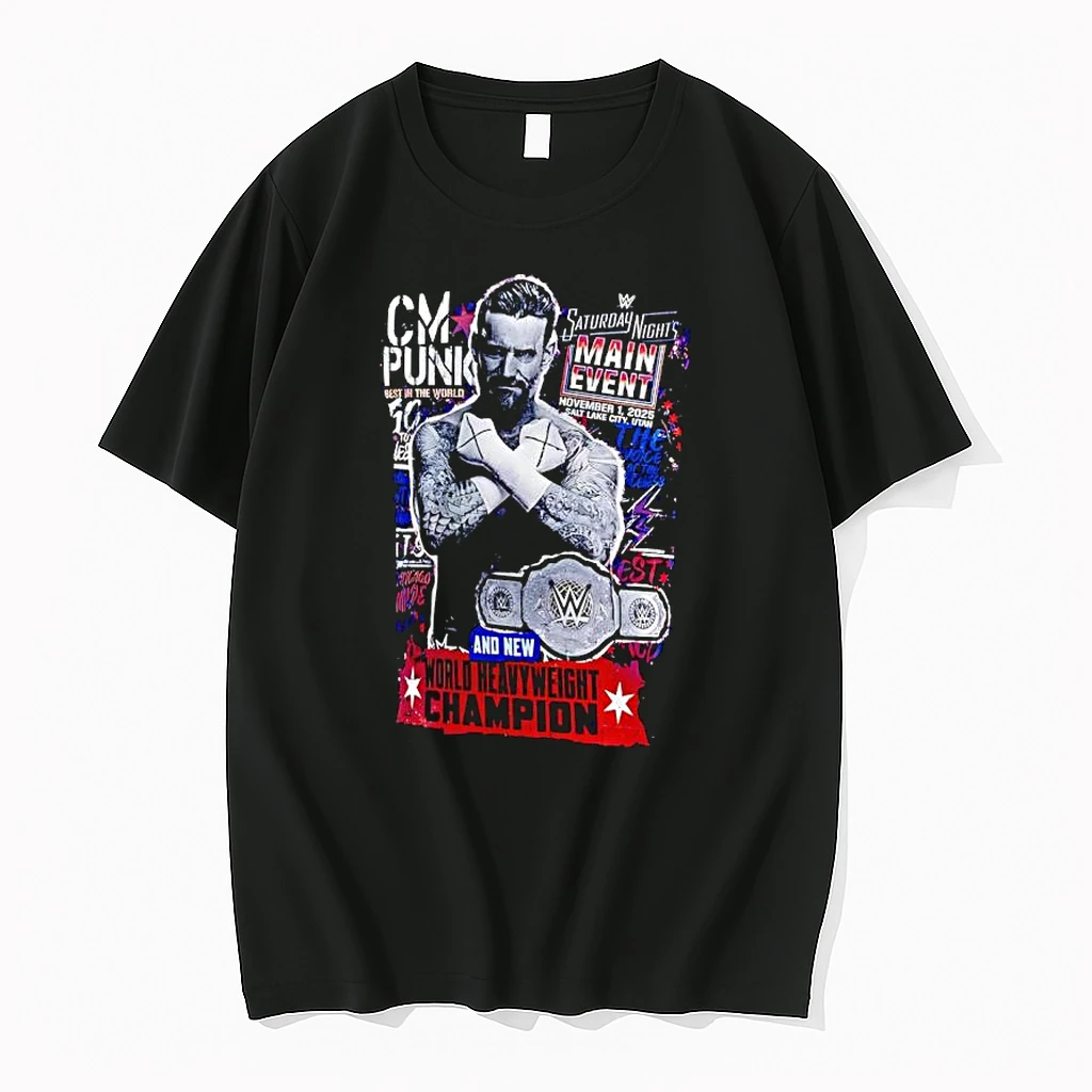 Cm Punk Saturday Nights Main Event Winner Graphic Shirts