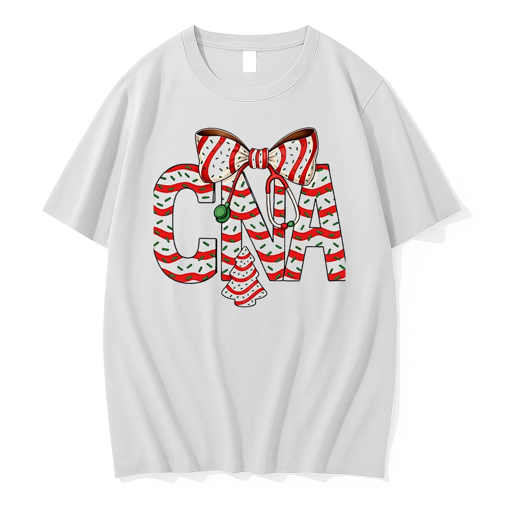 Cna Nurse Christmas Tree Cake Shirts