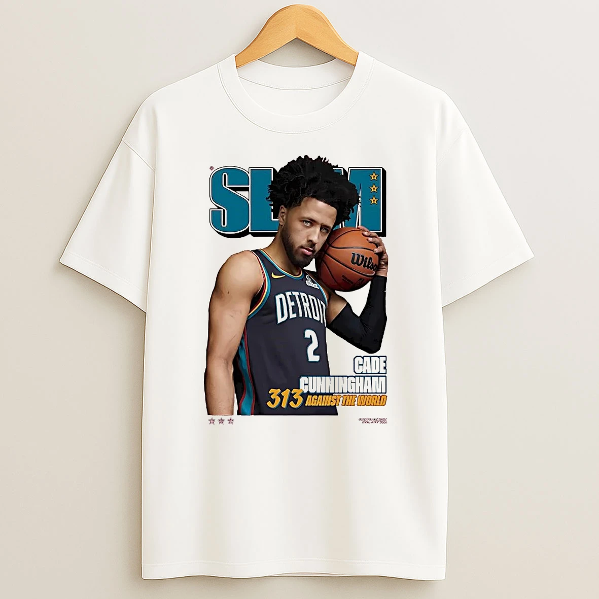Cade Cunningham 313 Against The World Detroit Pistons Shirts