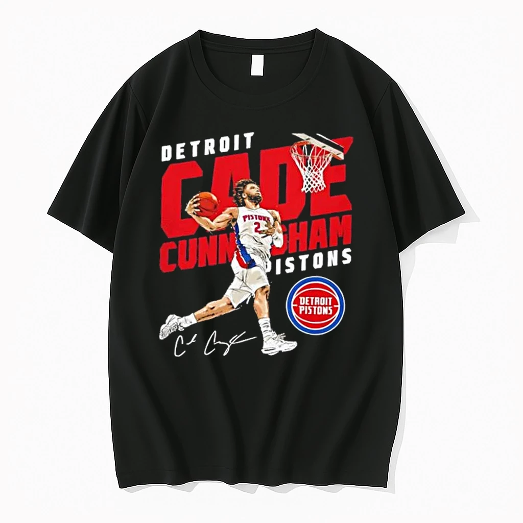 Cade Cunningham Detroit Pistons Slam Basketball Signature Shirts