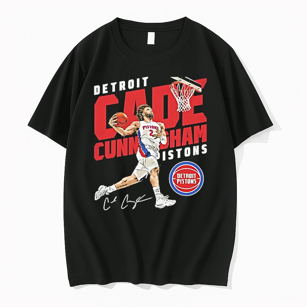 Cade Cunningham Detroit Pistons Slam Autographed Shirts