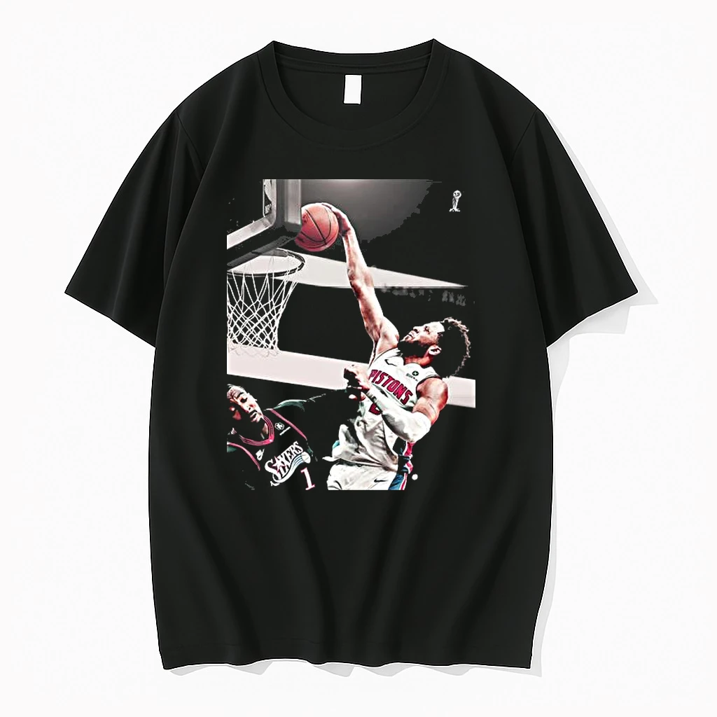 Cade Cunningham Posterizing Andre Drummond Shirts
