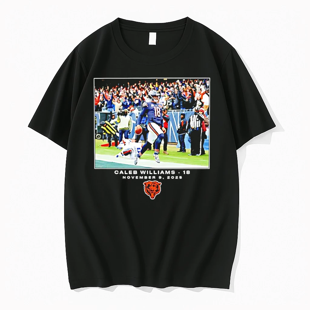 Caleb Williams Chicago Bears Nfl Flash Features Week 10 2025 Shirts