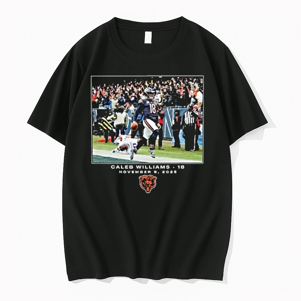 Caleb Williams Chicago Bears Nfl Flash Features Week 10 Shirts