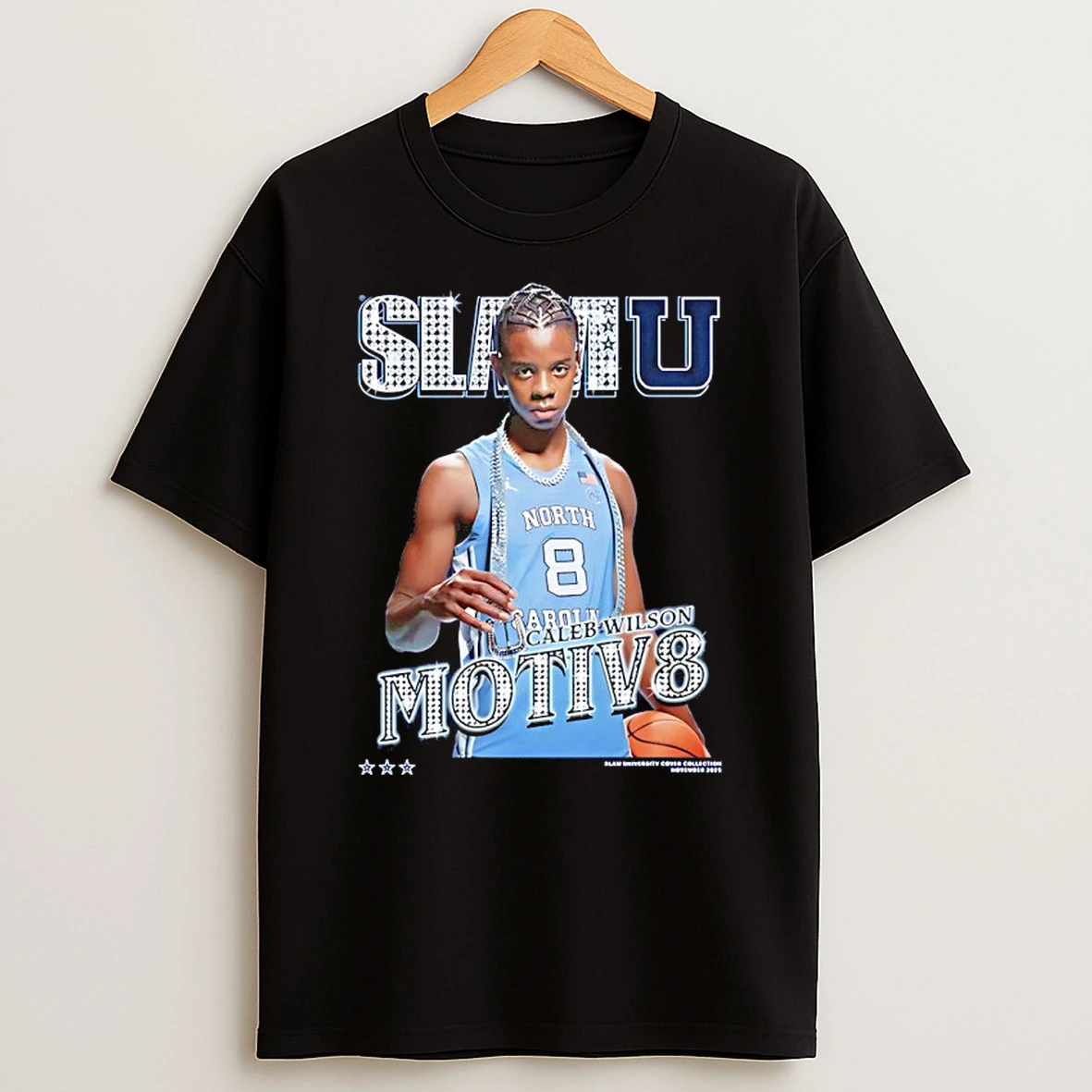 Caleb Wilson Motiv 8 North Carolina Tar Heels Slam Shirts