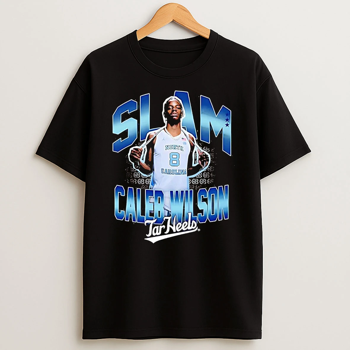 Caleb Wilson Slam Portrait North Carolina Tar Heels Shirts