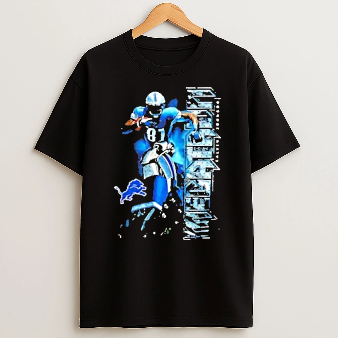 Calvin Johnson Detroit Lions Football 2010s Retro Shirts