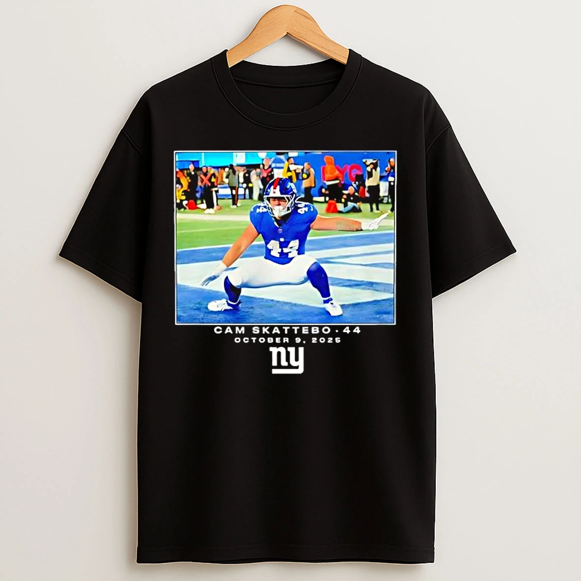 Cam Skattebo New York Giants 2025 Nfl Draft Graphic T Shirts