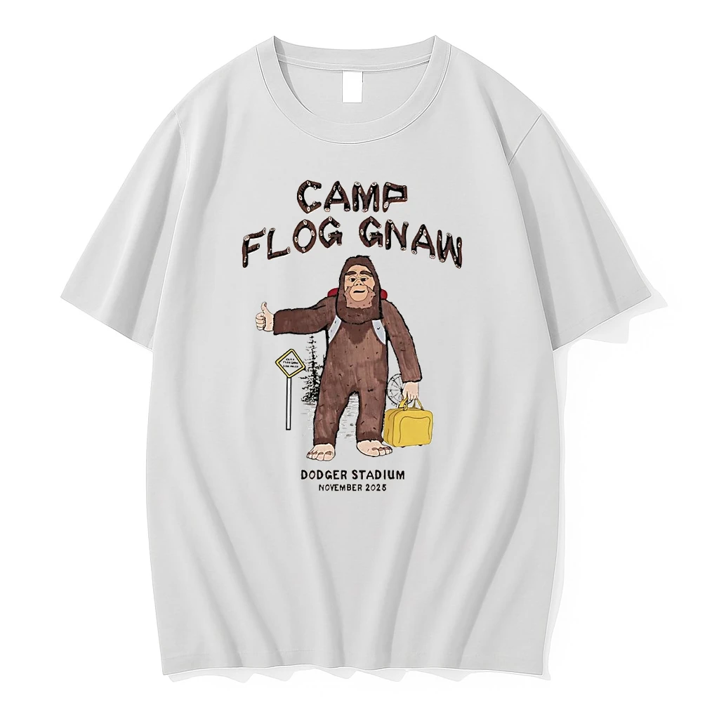 Camp Flog Gnaw Sasquatch Dodger Stadium Shirts