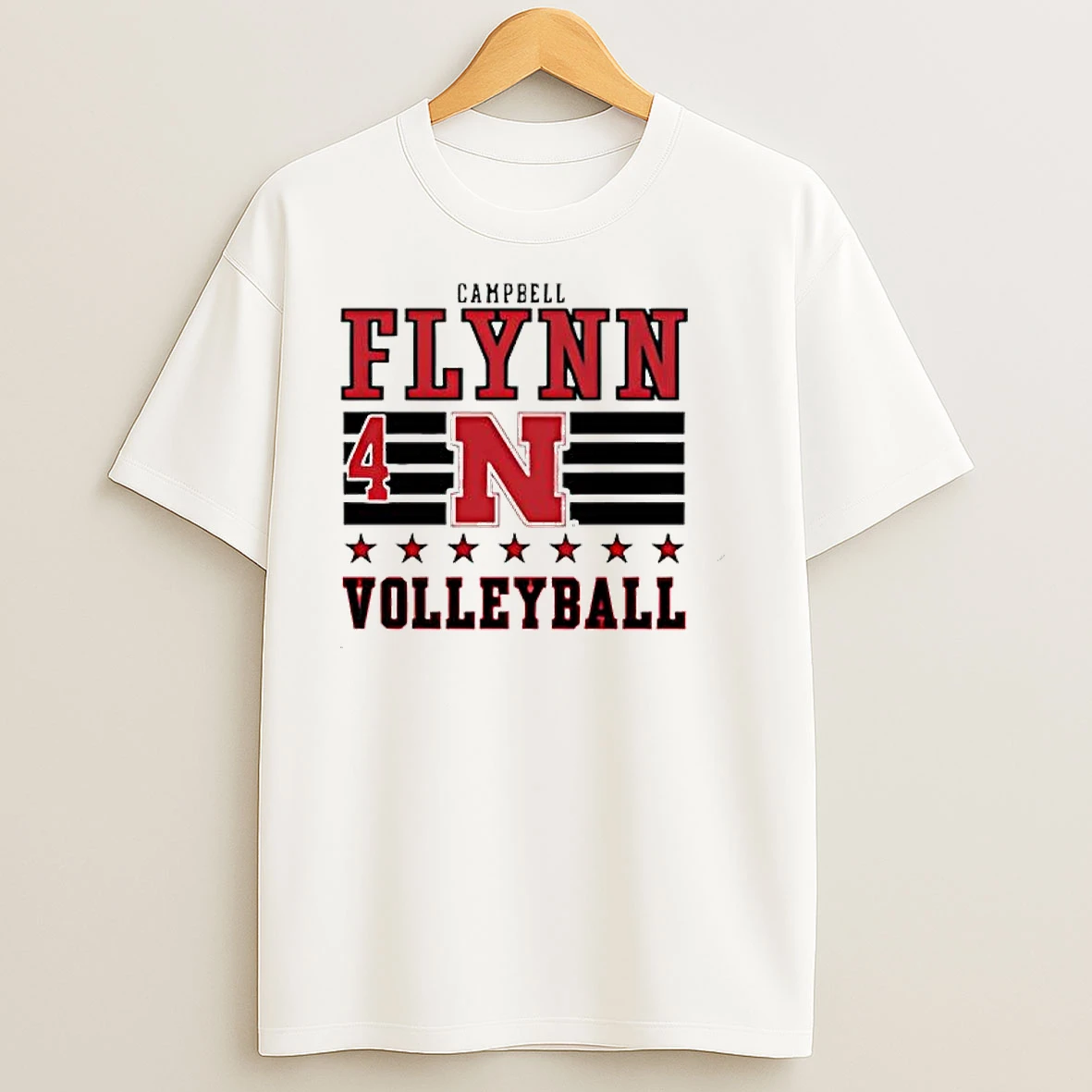 Campbell Flynn And 4 Nebraska Volleyball T Shirts