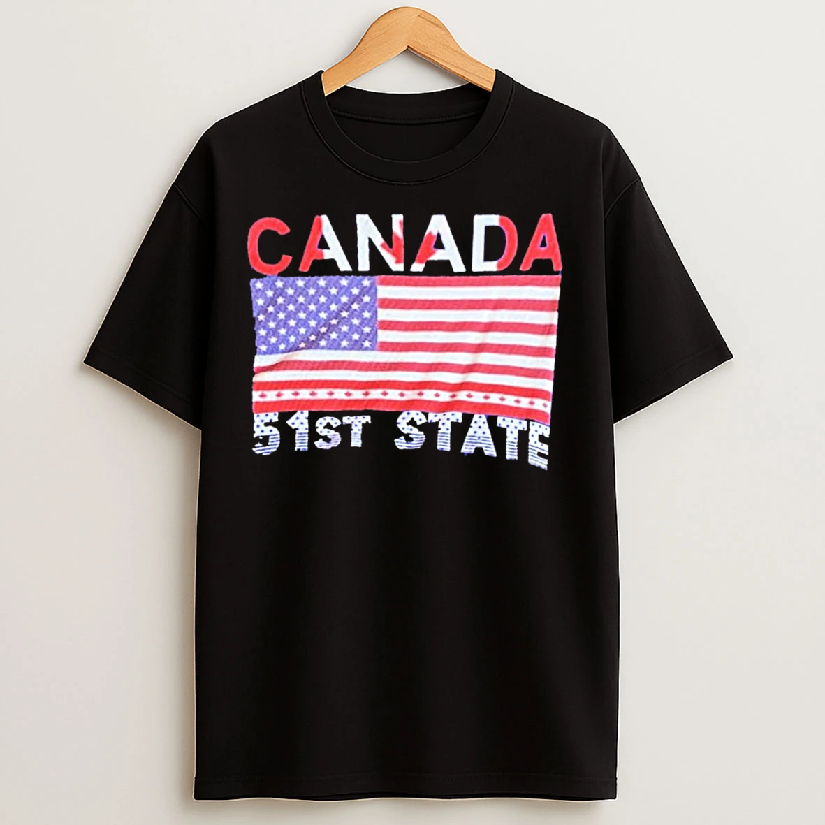 Canada 51st State Usa Flag T Shirts