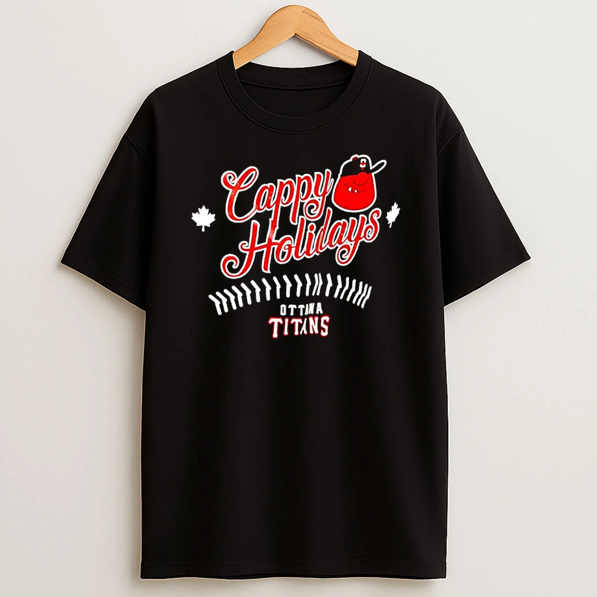 Cappy Holidays Ottawa Titans Logo Shirts