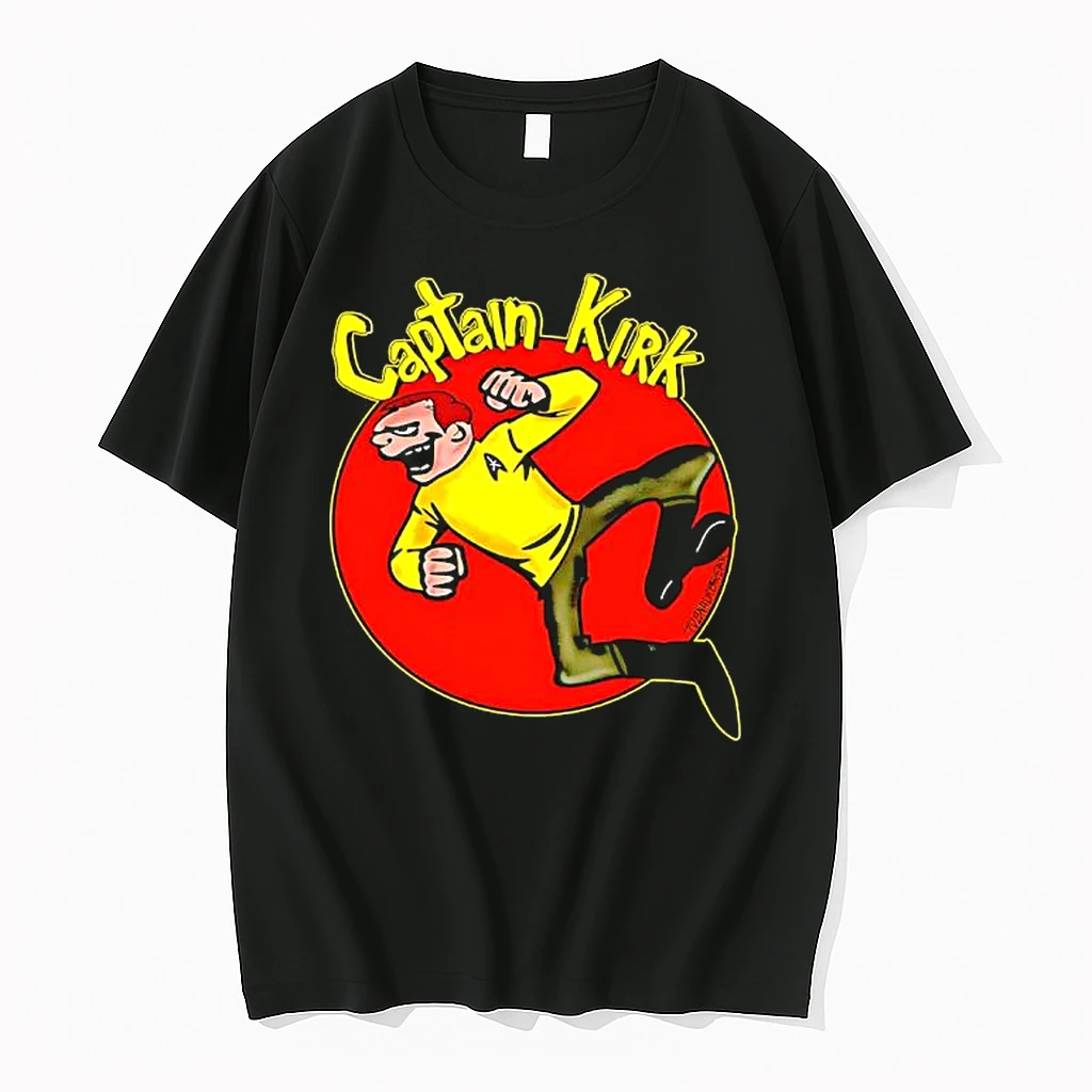 Captain Kirk Star Trek Kirk Fu Graphic Shirts