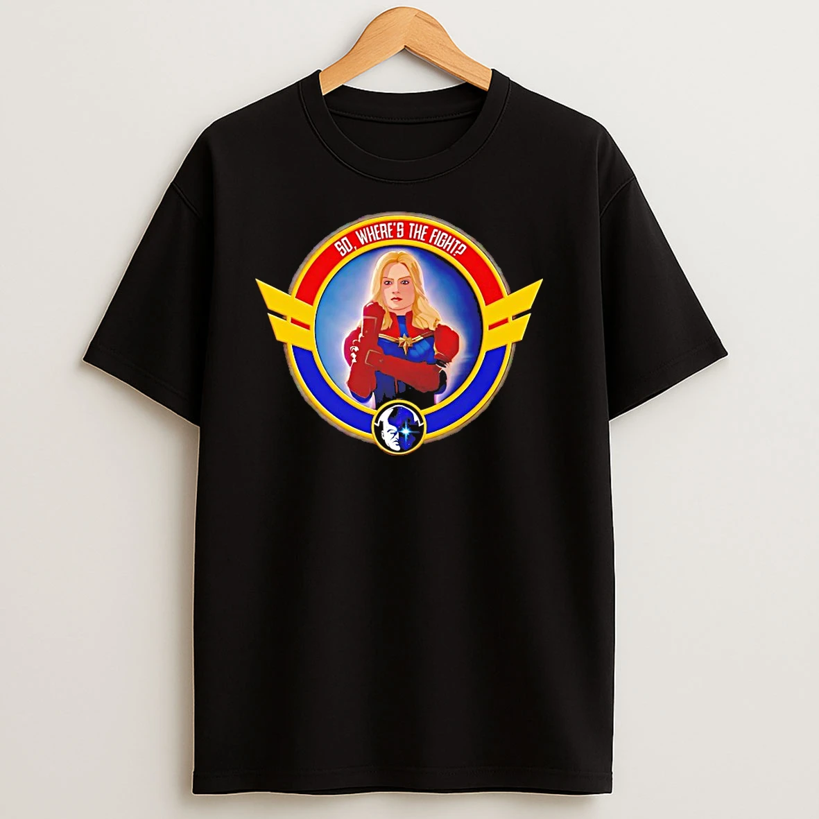 Captain Marvel So Wheres The Fight T Shirts