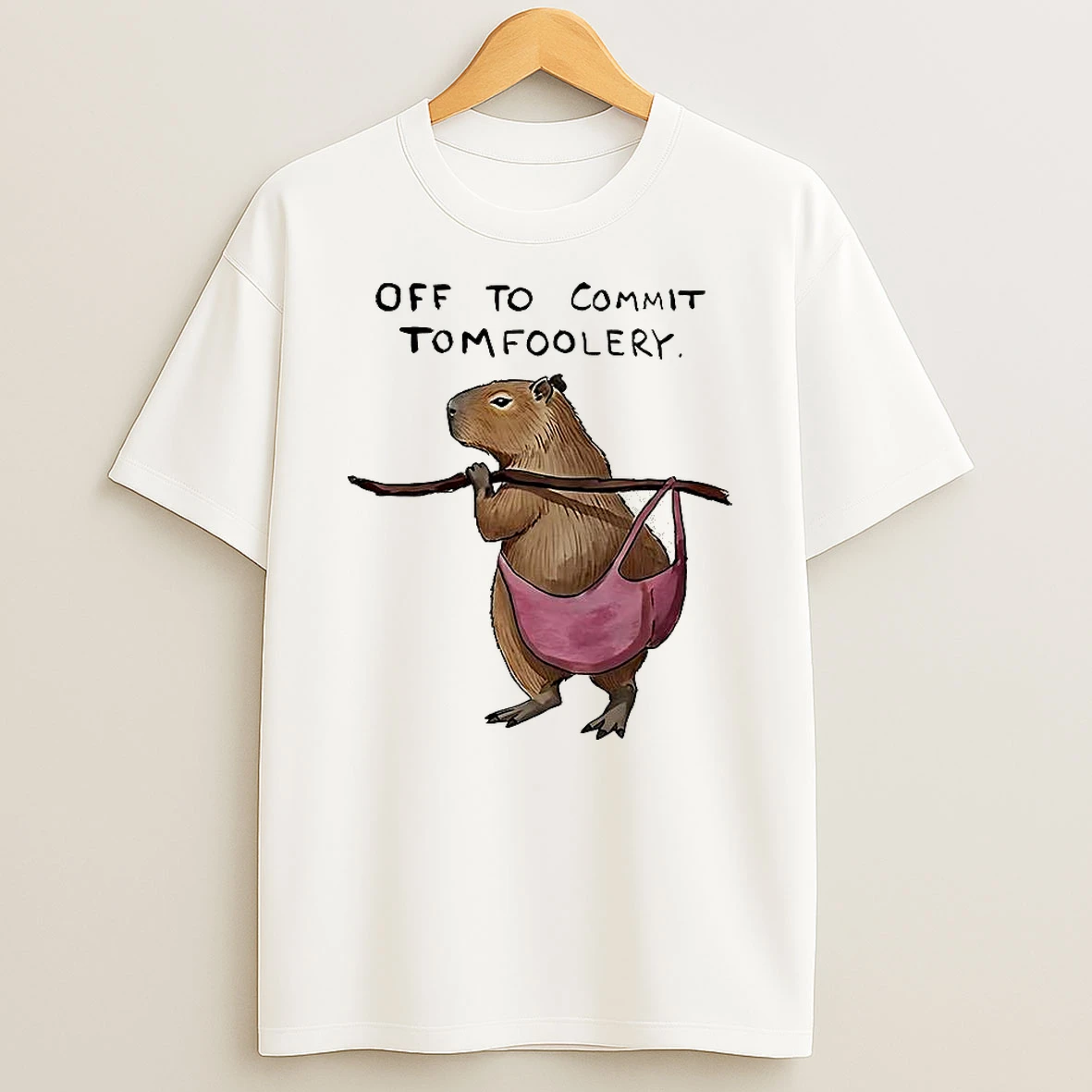 Capybaras That Do Bad Things Off To Commit Tomfoolery Shirts