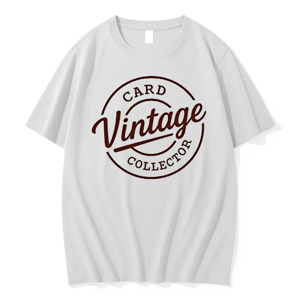Card Vintage Collector Logo Shirts