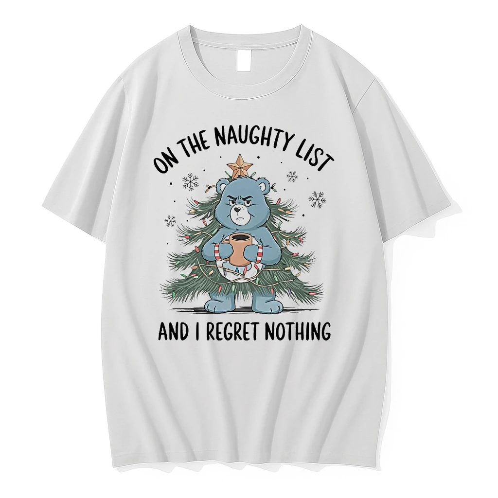 Care Bears On The Naughty List And I Regret Nothing Christmas Shirts