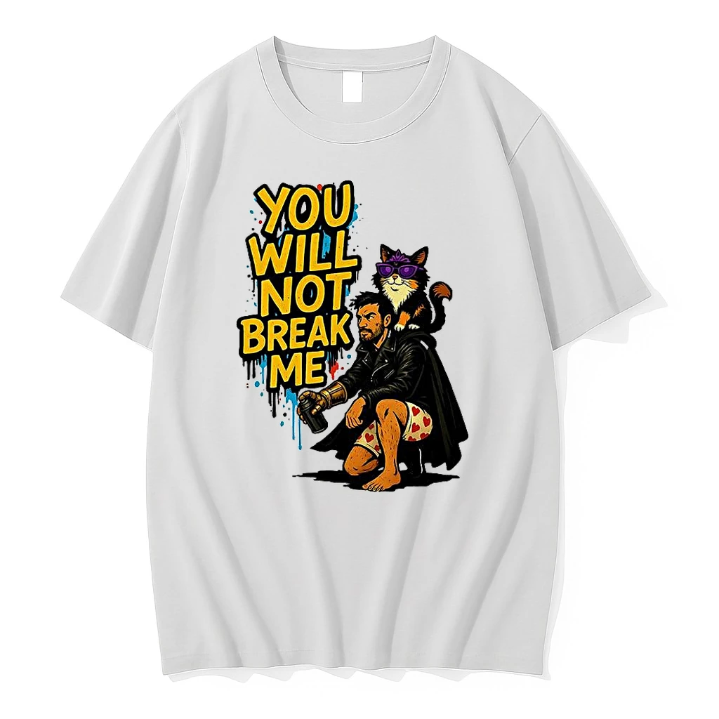 Carl And Donut Cat Dungeon Crawler Carl You Will Not Break Me Graffiti Shirts