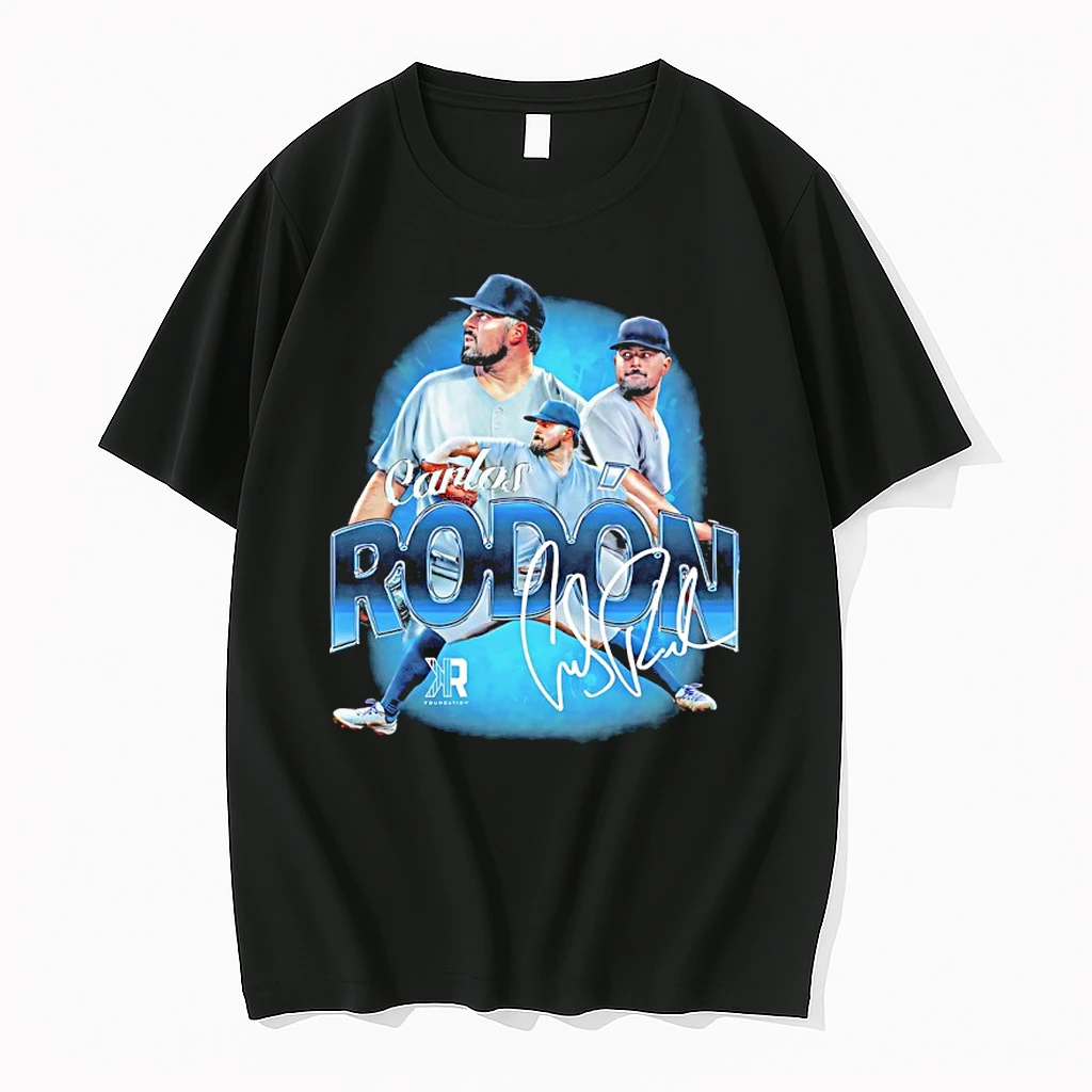 Carlos Rodon New York Yankees Player Collage Signature Shirts