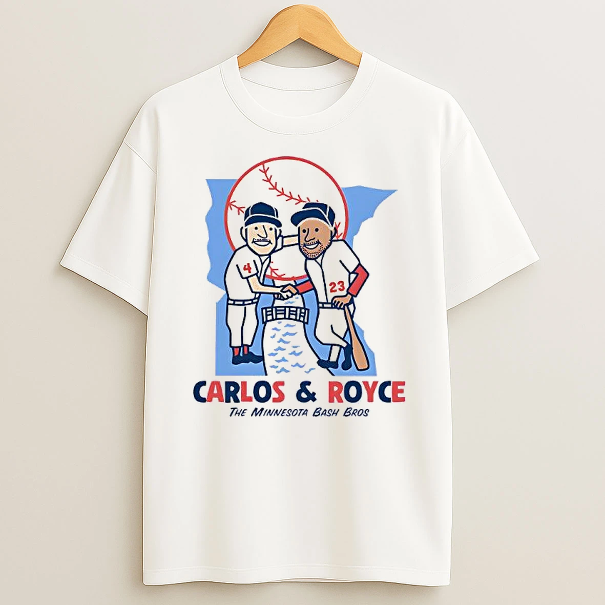 Carlos Santana And Royce Lewis The Minnesota Twins Bash Bros Shirts