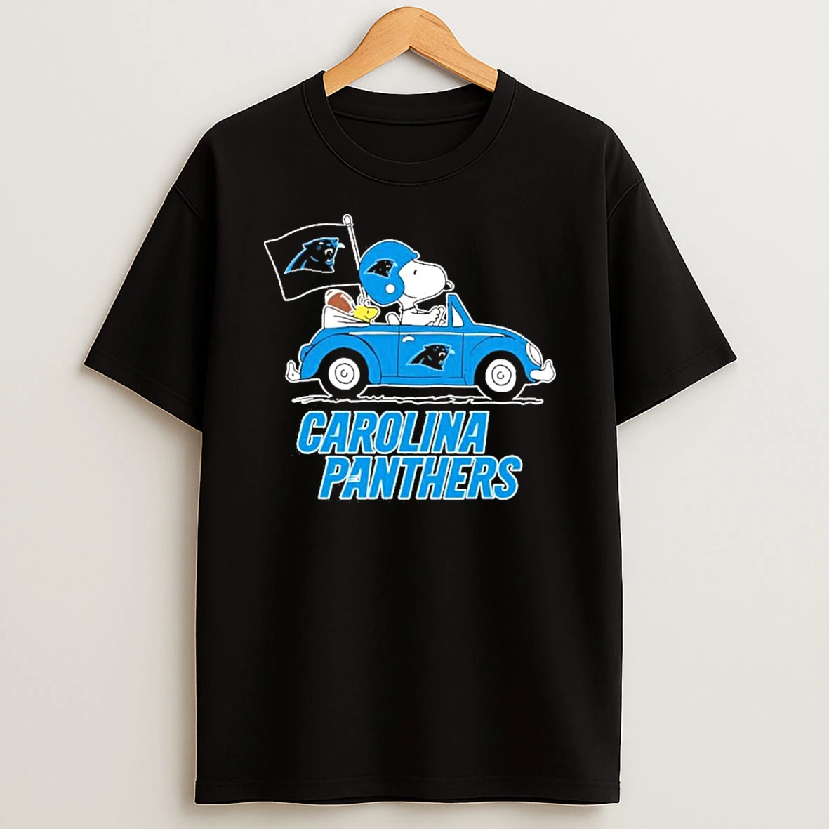 Carolina Panthers Football X Snoopy Drive Car Shirts