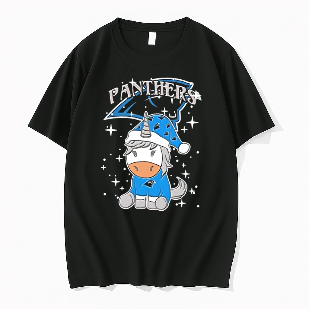 Carolina Panthers Football X Unicorn Merry Christmas Shirts