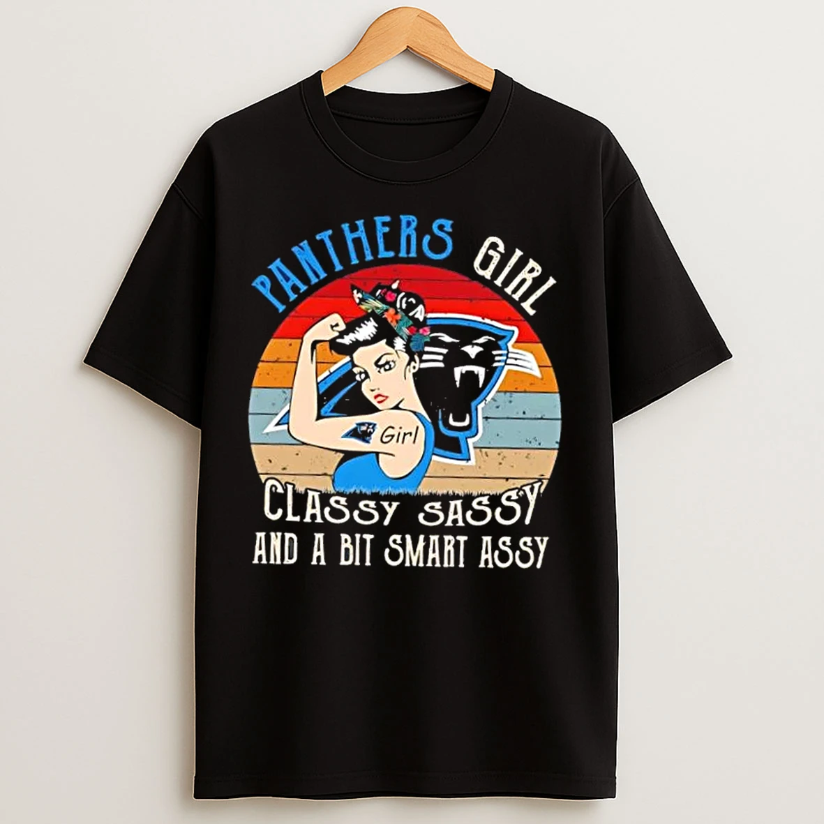 Carolina Panthers Girl Classy Sassy And A Bit Smart Assy T Shirts