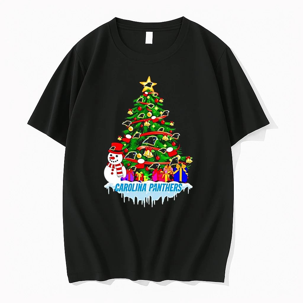 Carolina Panthers Merry Christmas Tree Shirts