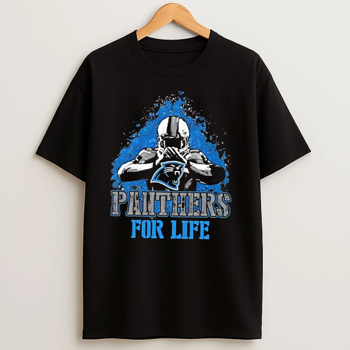 Carolina Panthers Football For Life T Shirts
