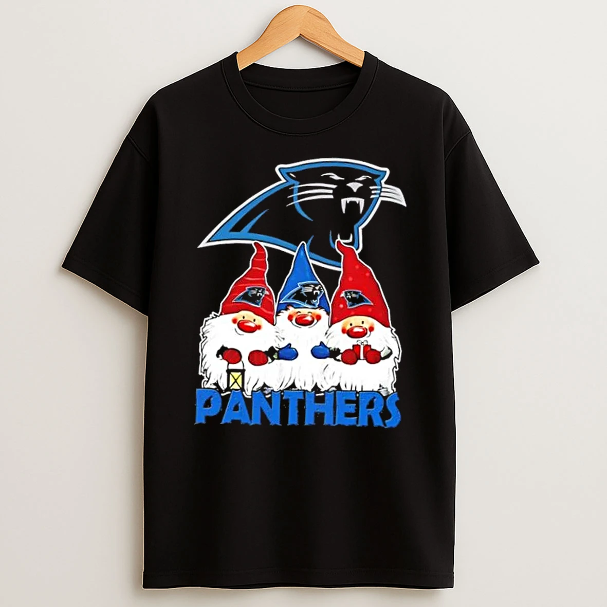 Carolina Panthers X Gnomes Xmas Christmas Shirts