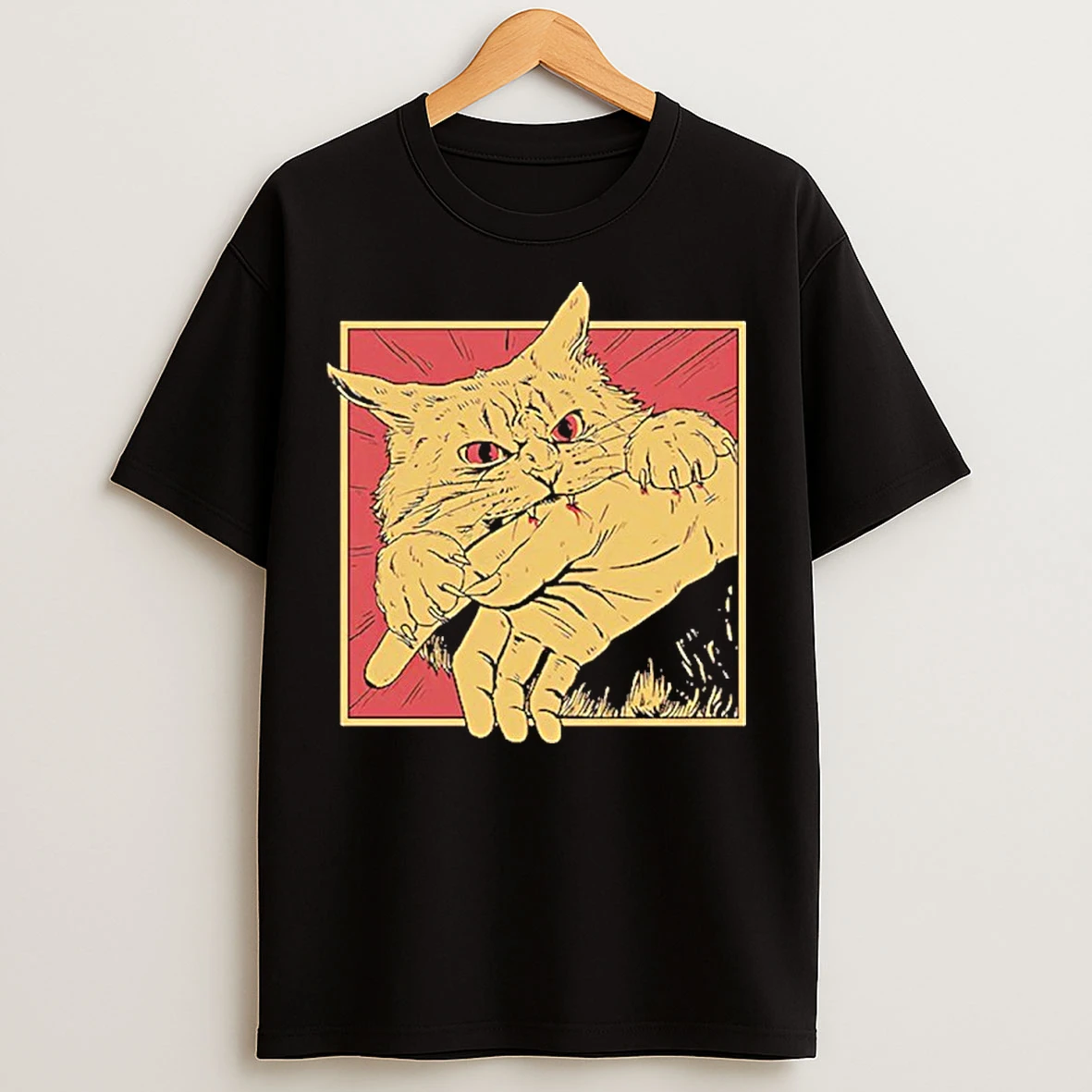 Cat Bite T Shirts