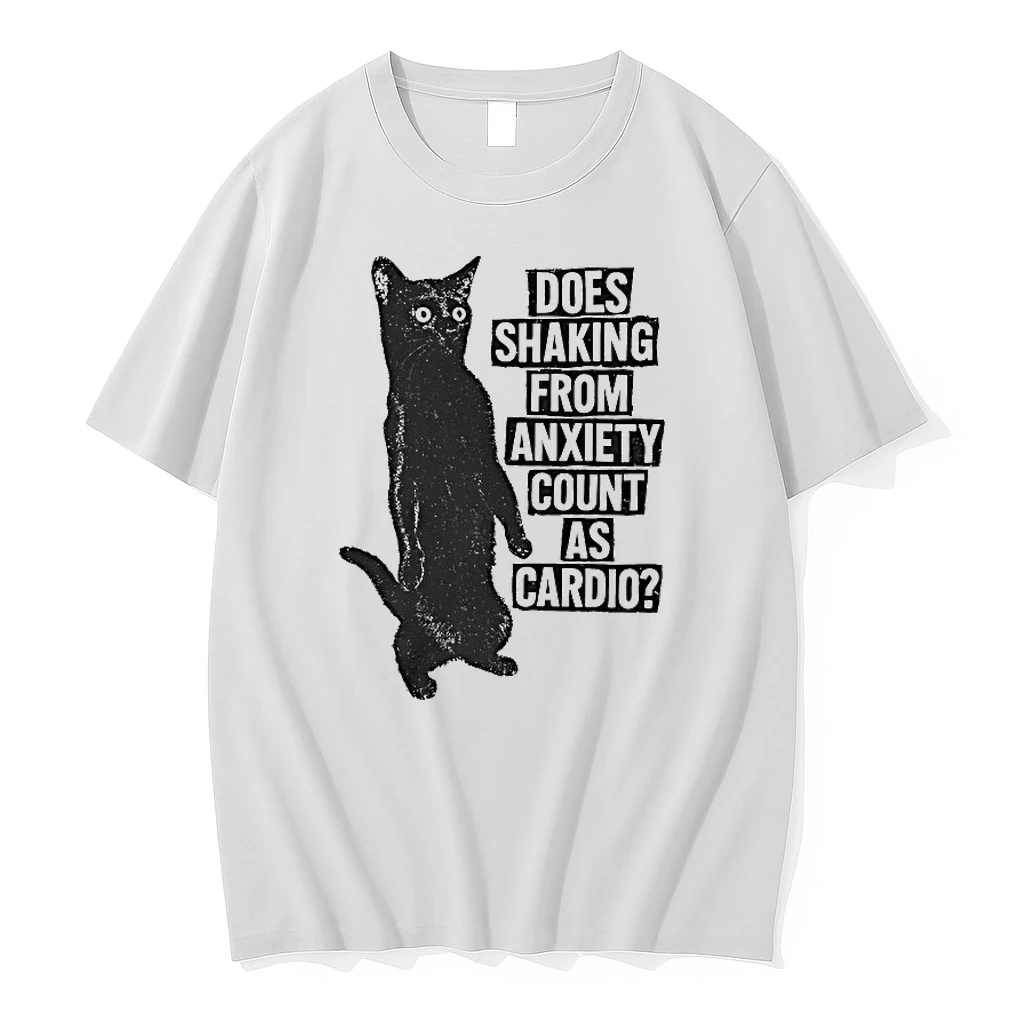Cat Does Shaking From Anxiety Count As Cardio Shirts