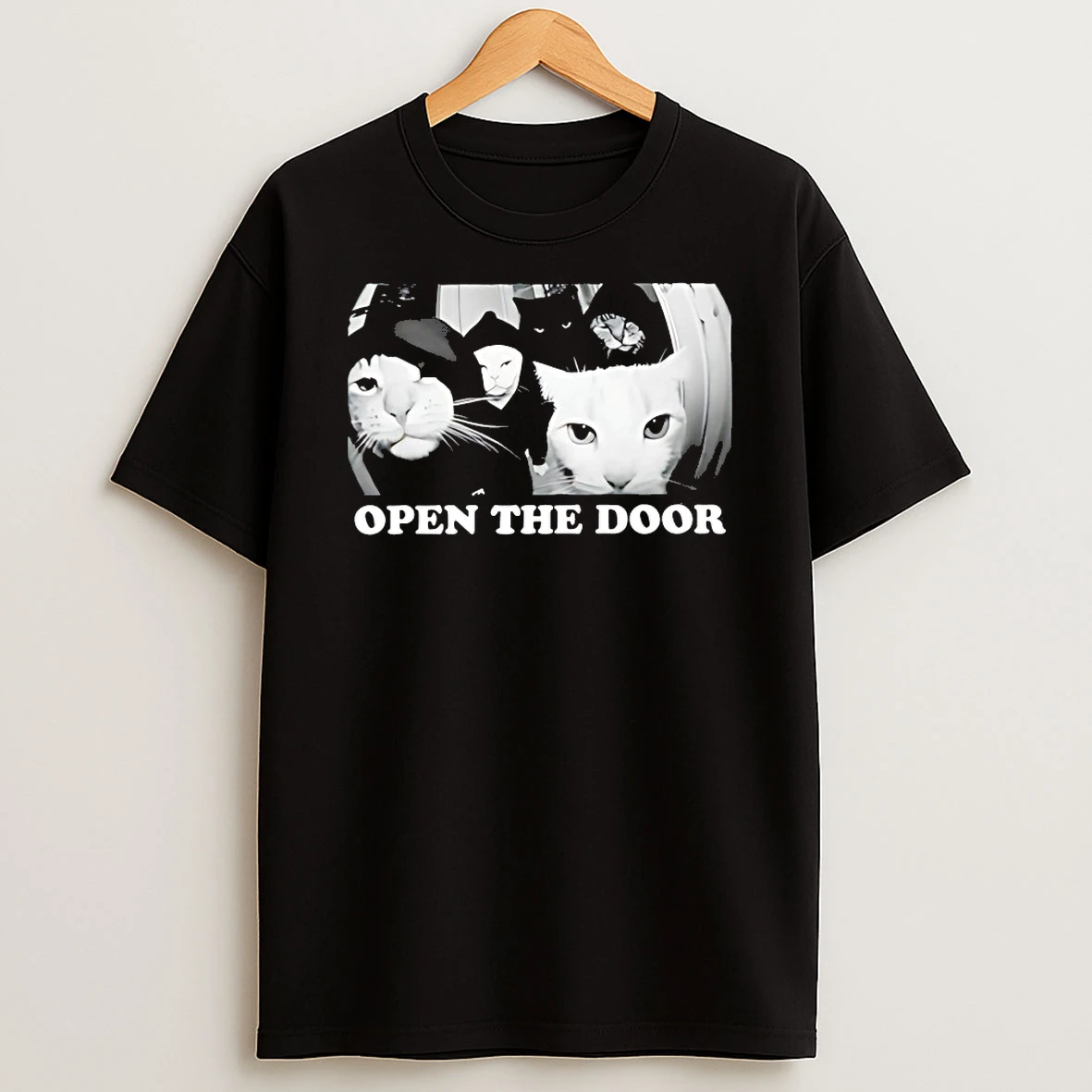 Cat Gang Open The Door Shirts
