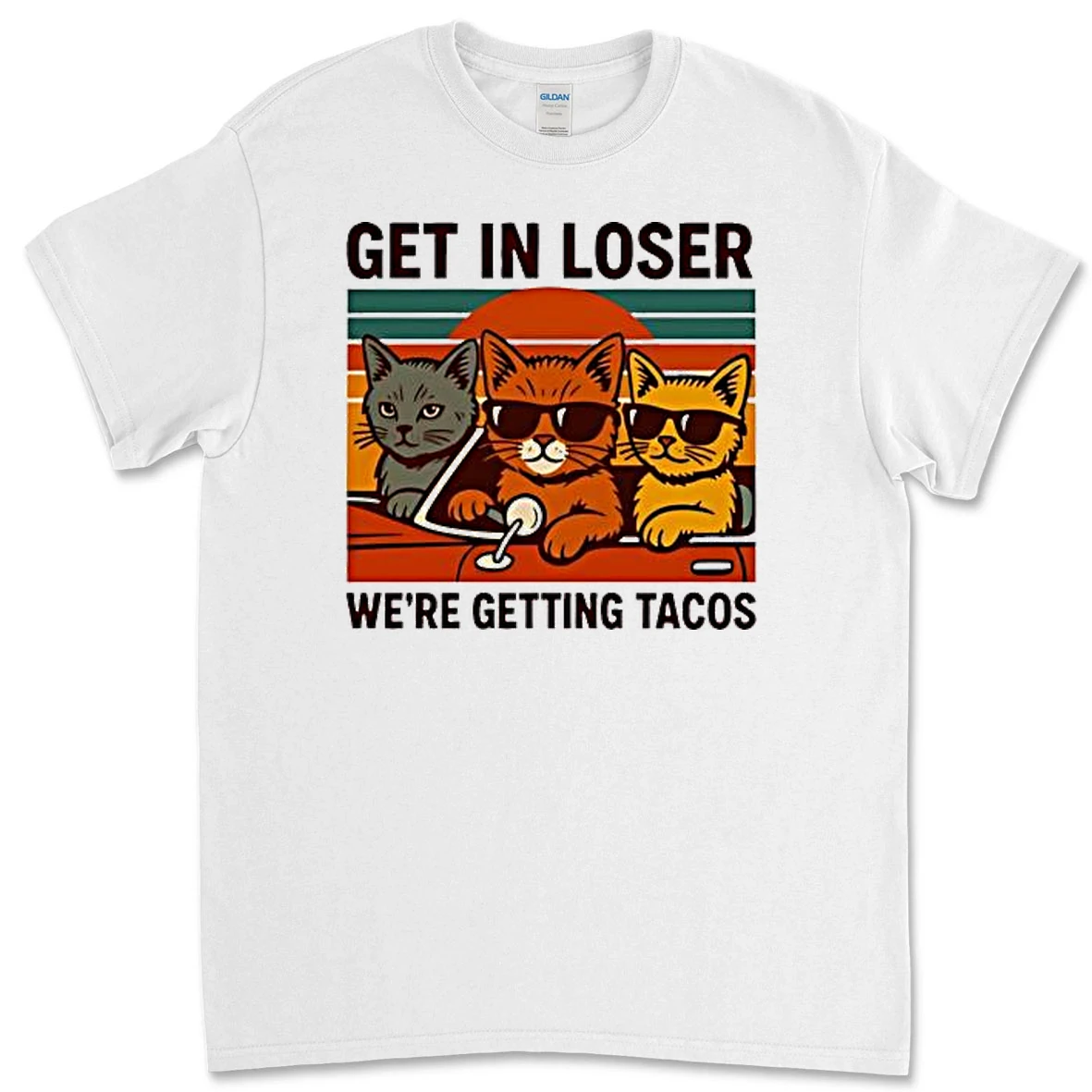 Cat Get In Loser Were Getting Tacos Premium Shirt Sweater