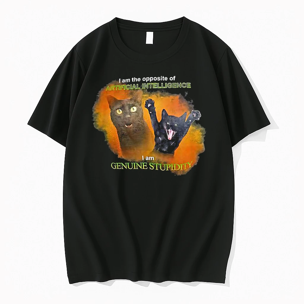 Cat I Am The Opposite Of Artificial Intelligence Shirts