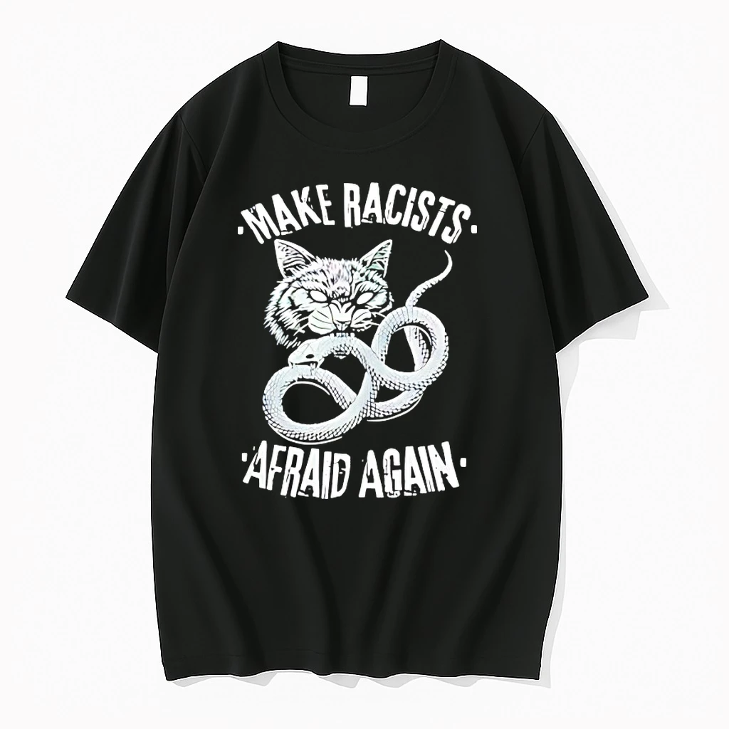 Cat Snake Make Racists Afraid Again Shirts