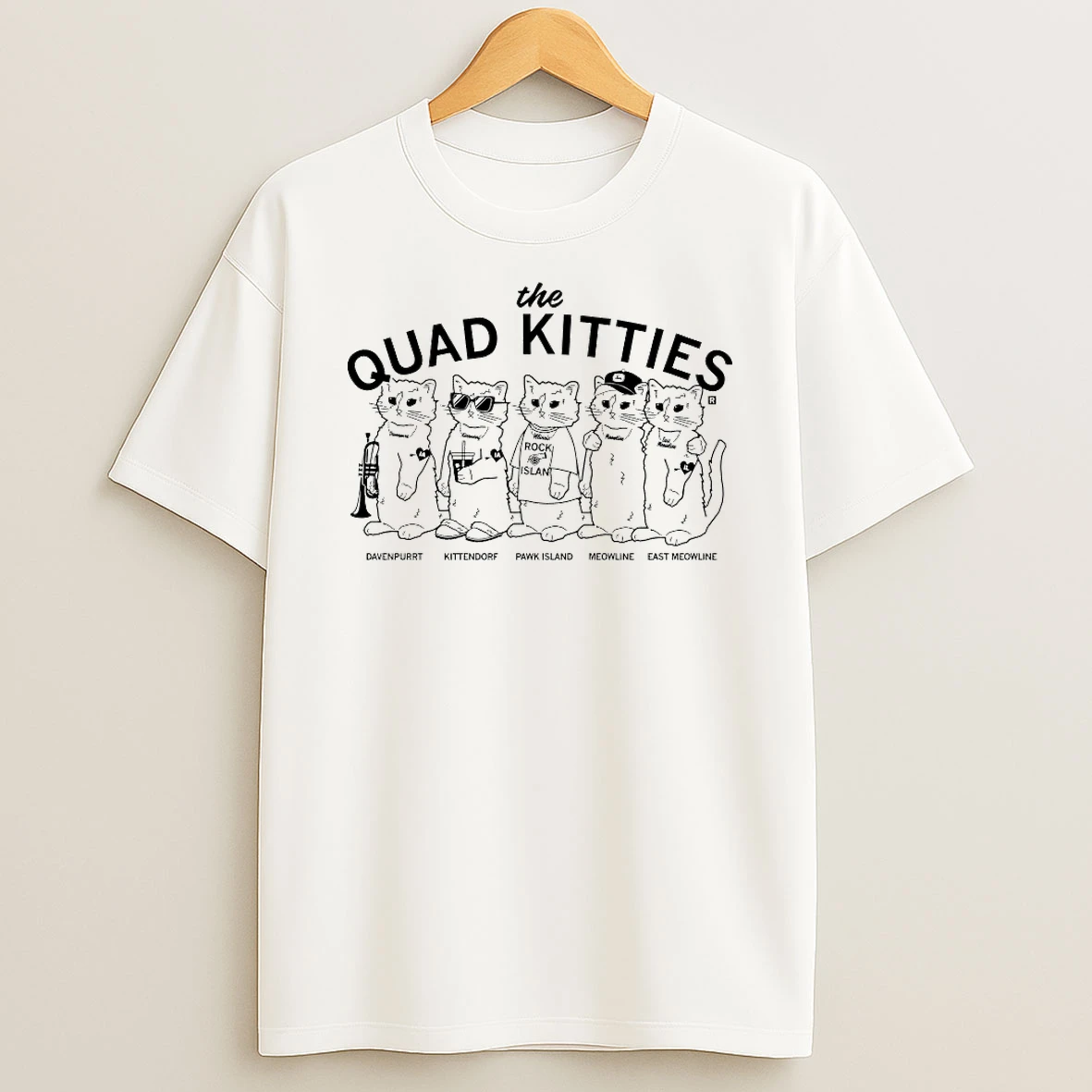 Cat The Quad Kitties Shirts