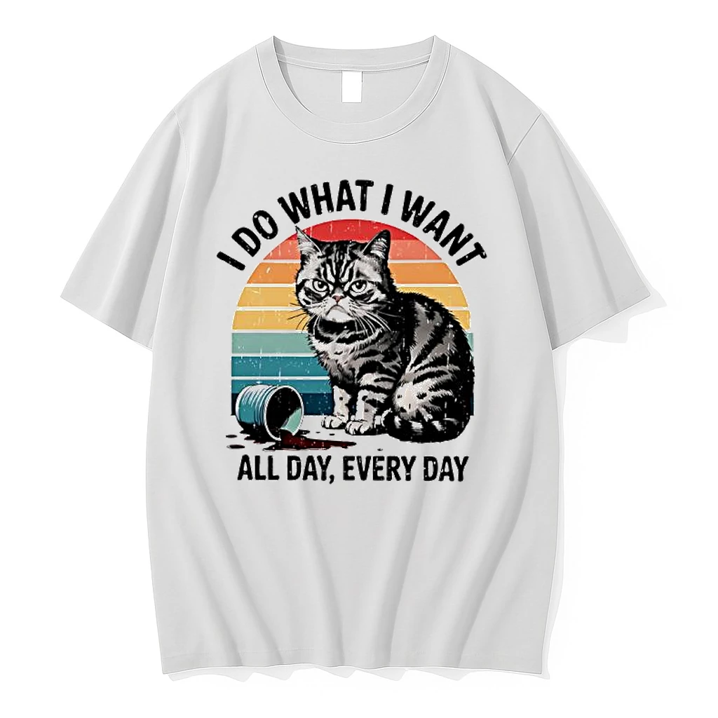 Cat Vintage I Do What I Want All Day Every Day Shirts