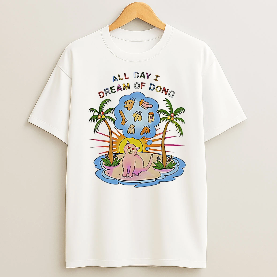 Cat All Day I Dream Of Dong Shirts