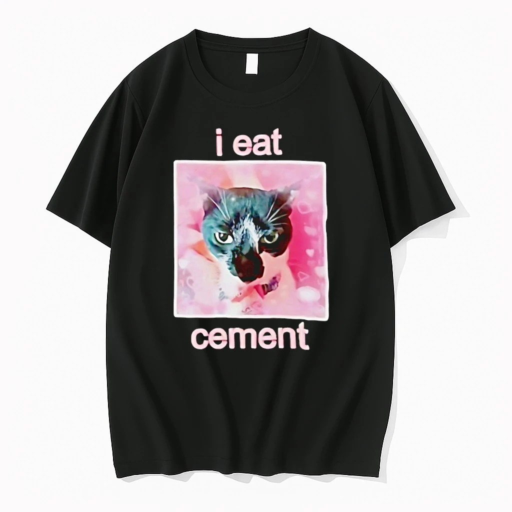 Cat Funny I Eat Cement Shirts