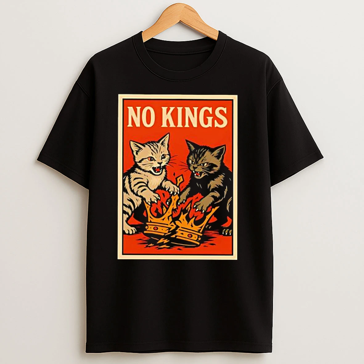 Cat No Kings T Shirts
