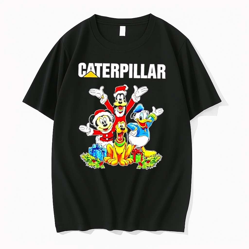 Caterpillar X Team Mickey Merry Christmas Shirts