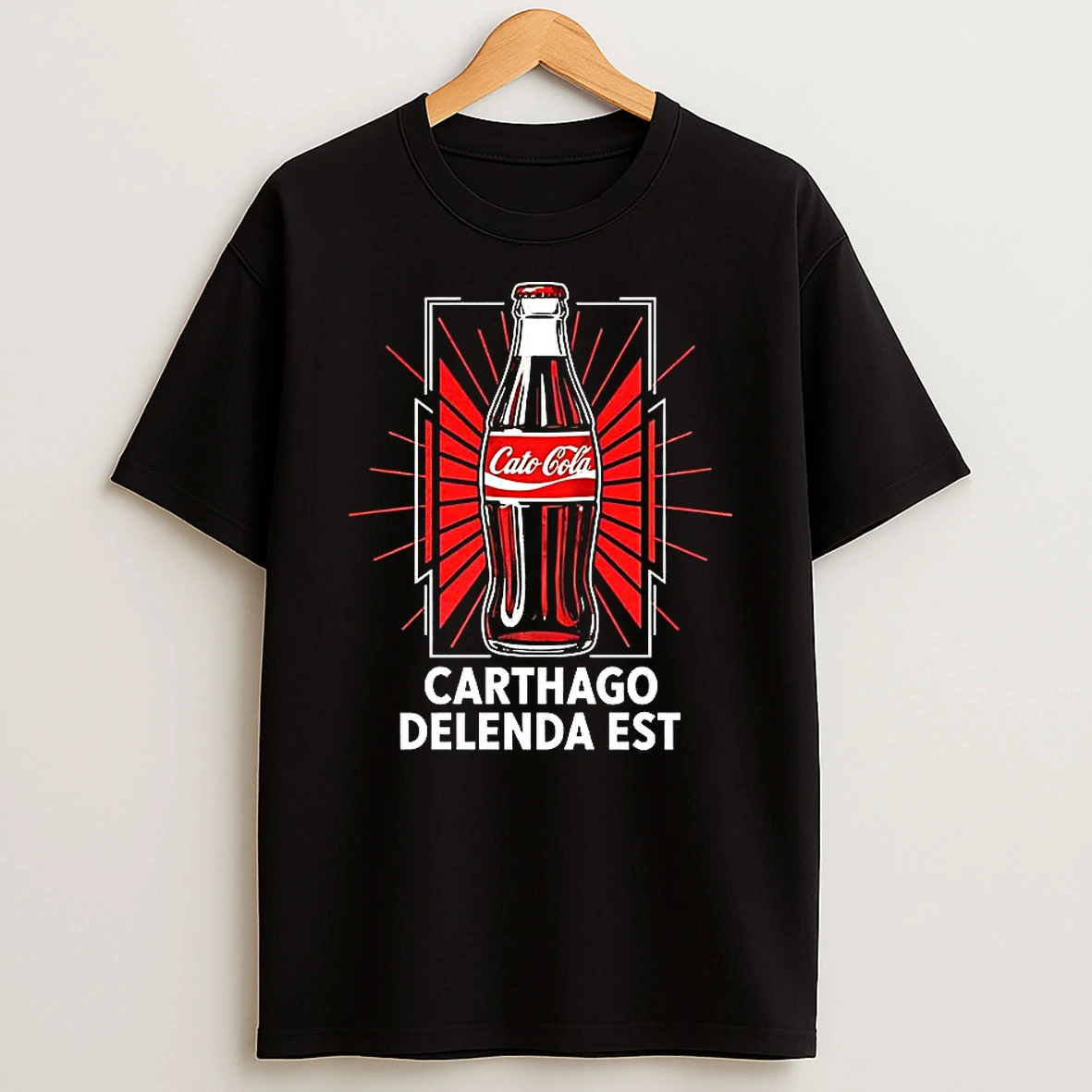 Cato Cola Carthago Delenda Est Shirts