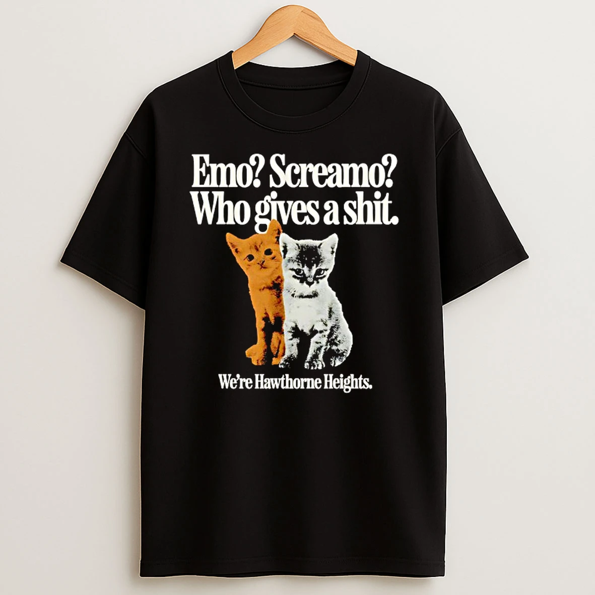 Cats Emo Screamo Who Gives A Shit Were Hawthorne Heights Shirts
