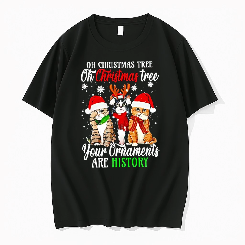 Cats Oh Christmas Tree Your Ornaments Are History Shirts