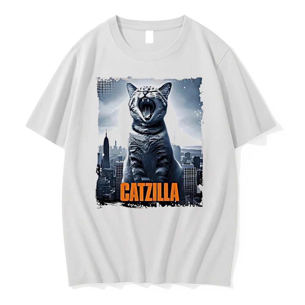 Catzilla Godzilla Movie Funny Cat Halloween Shirts