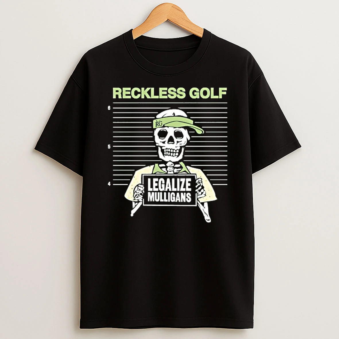 Cboystv Reckless Golf Legalize Mulligans Skeleton Shirts