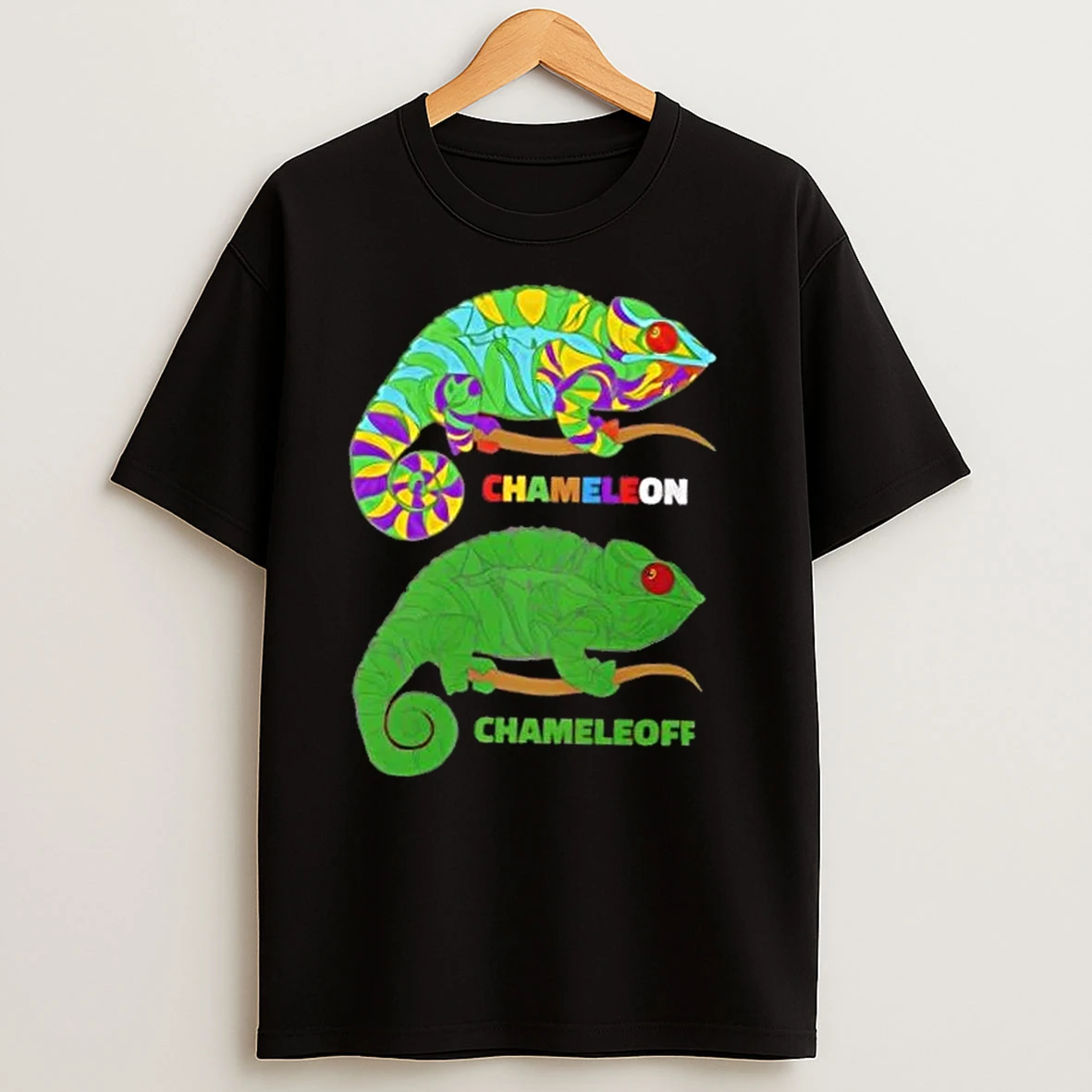 Chameleon On Off Color Change T Shirts